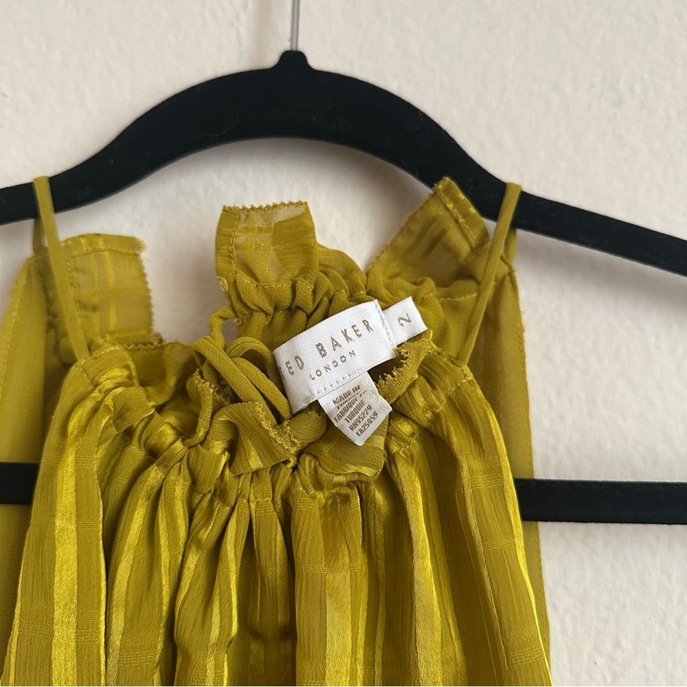 Ted Baker Drawstring Halter Top - Picture 3 of 5